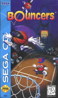 Bouncers Sega CD US box art